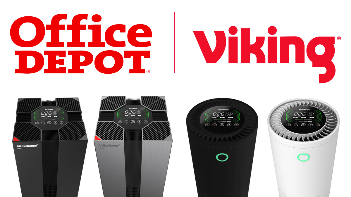 Je bekijkt nu AirExchange® is ‘official partner’ van Office Depot® | Viking®